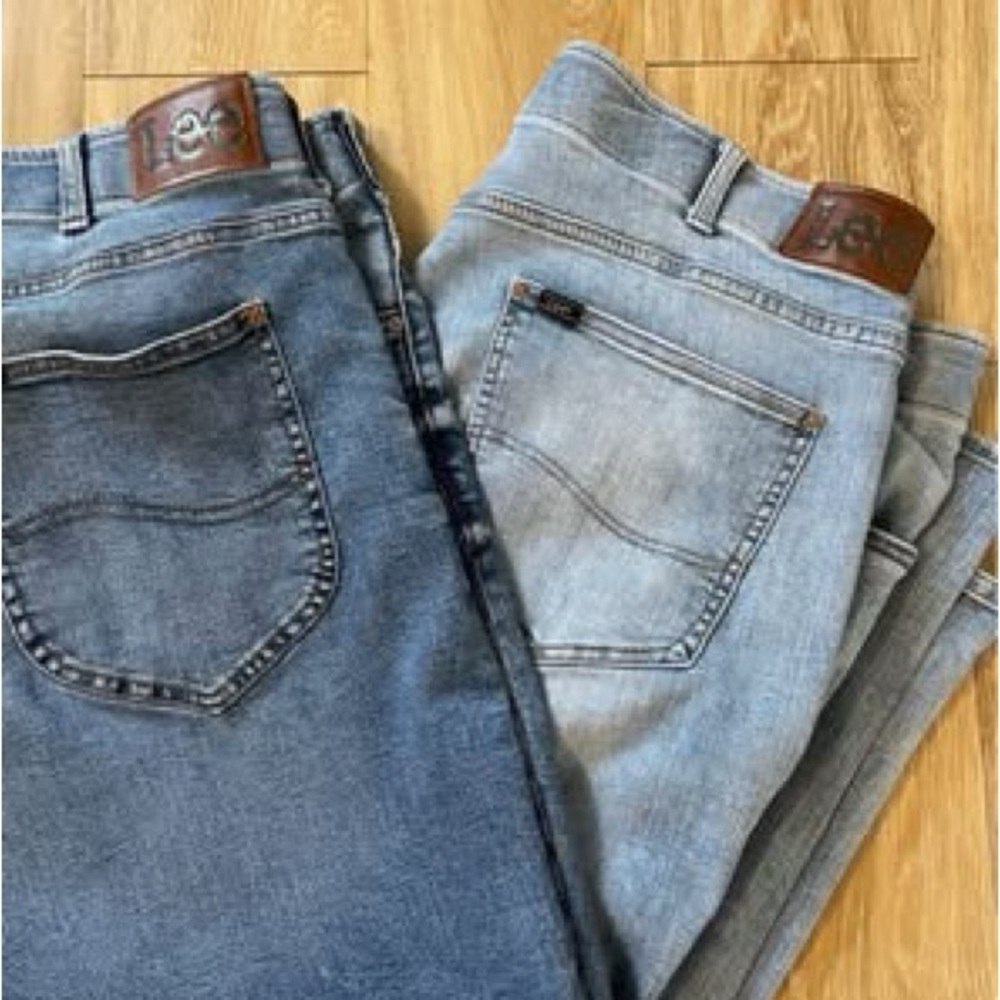 Lee Men’s Big & Tall Jean Bundle Excellent Condition W40 L30 Straight Fit - Picture 2 of 4